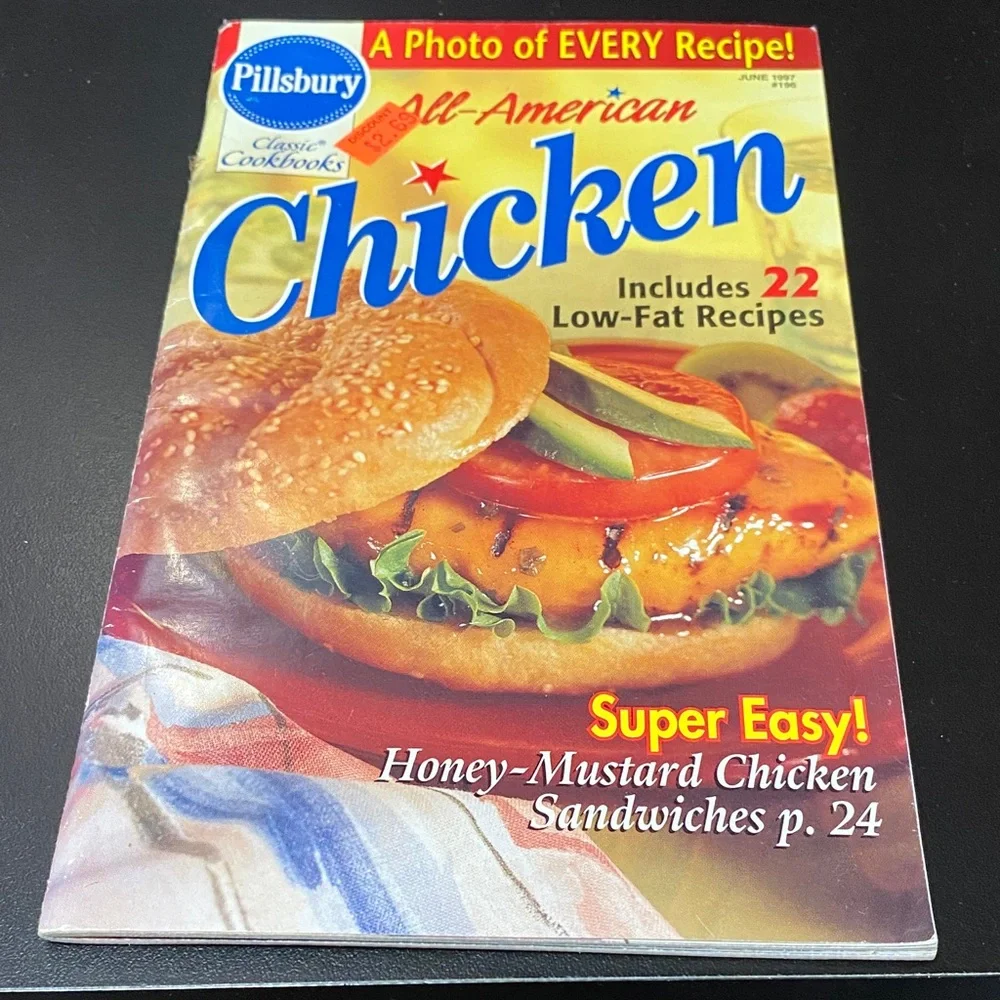 Four vintage Pillsbury and Better Homes and Gardens cookbook magazines